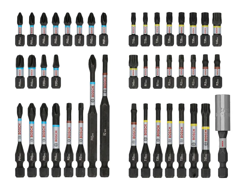 Conjunto de pontas PRO Impact Screwdriver (44 unids) BOSCH  2
