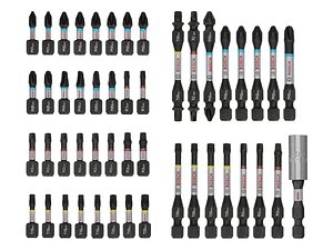 Conjunto de pontas PRO Impact Screwdriver (48 unids) BOSCH 