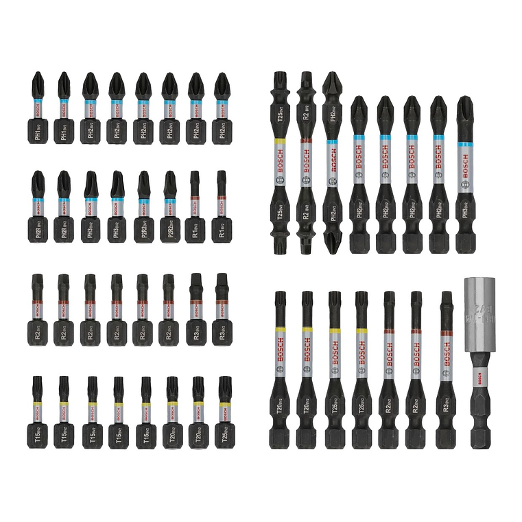 Conjunto de pontas PRO Impact Screwdriver (48 unids) BOSCH  2