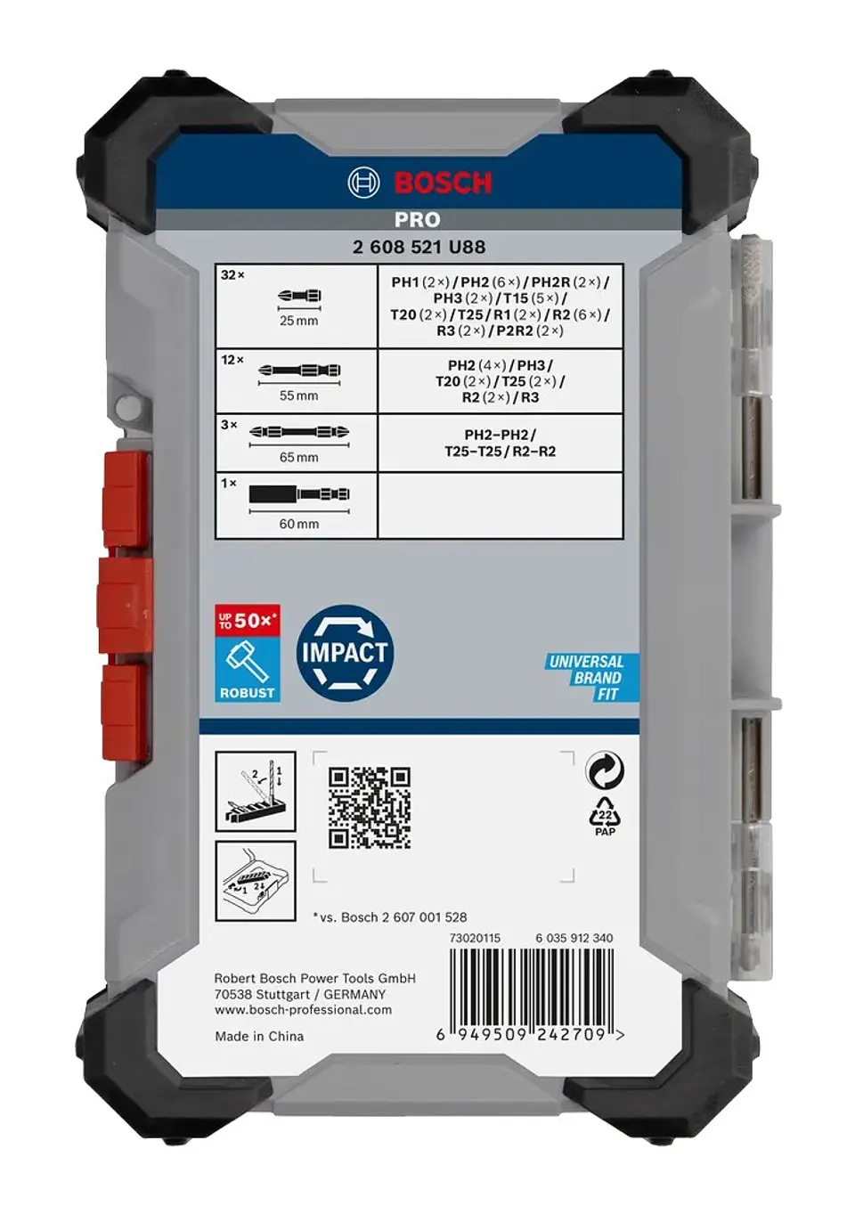 Conjunto de pontas PRO Impact Screwdriver (48 unids) BOSCH  5