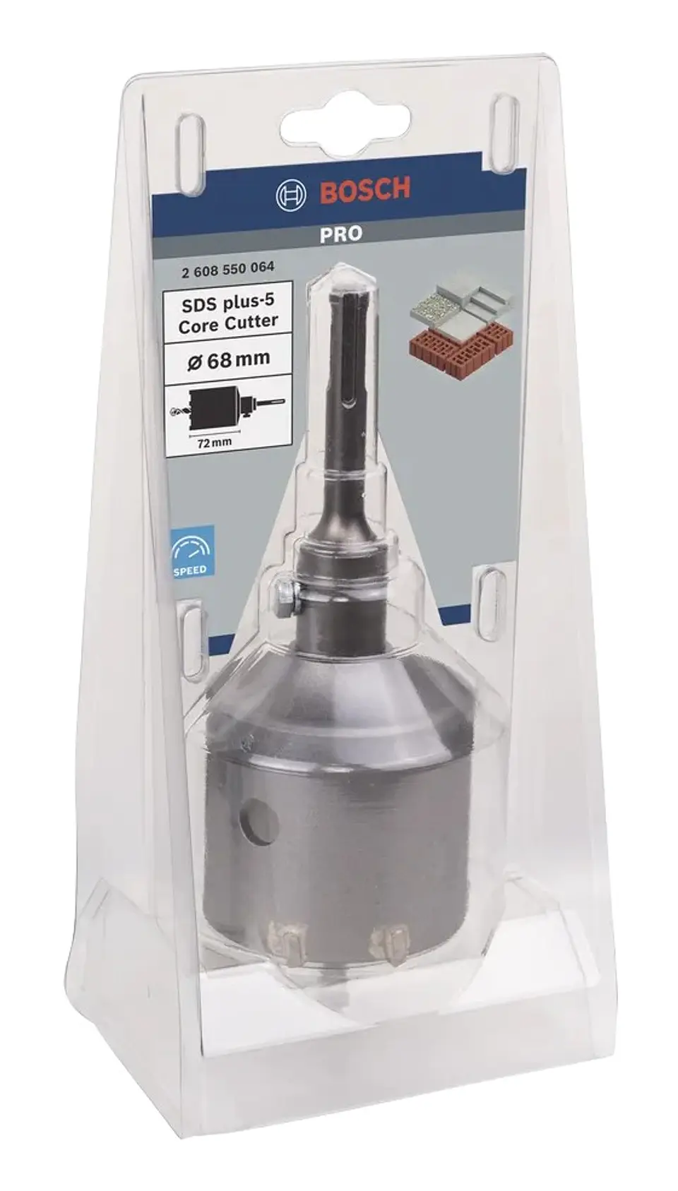 Conjunto de PRO SDS plus-5 Core Cutter (3 unids) BOSCH  3