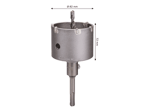 Conjunto de PRO SDS plus-5 Core Cutter (3 unids) BOSCH