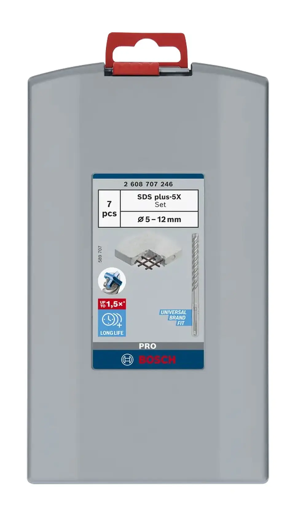 Conjunto de brocas para martelo PRO SDS plus-5X (7 unids) BOSCH  4
