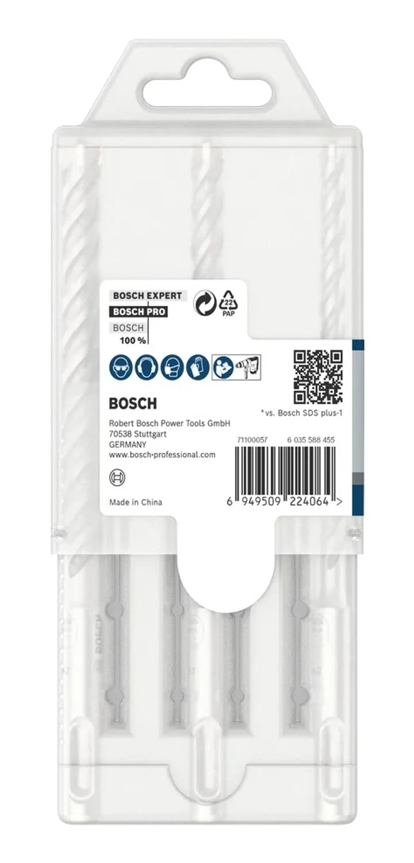 Conjunto de brocas para martelo PRO SDS plus-5X (3 unids) BOSCH 4