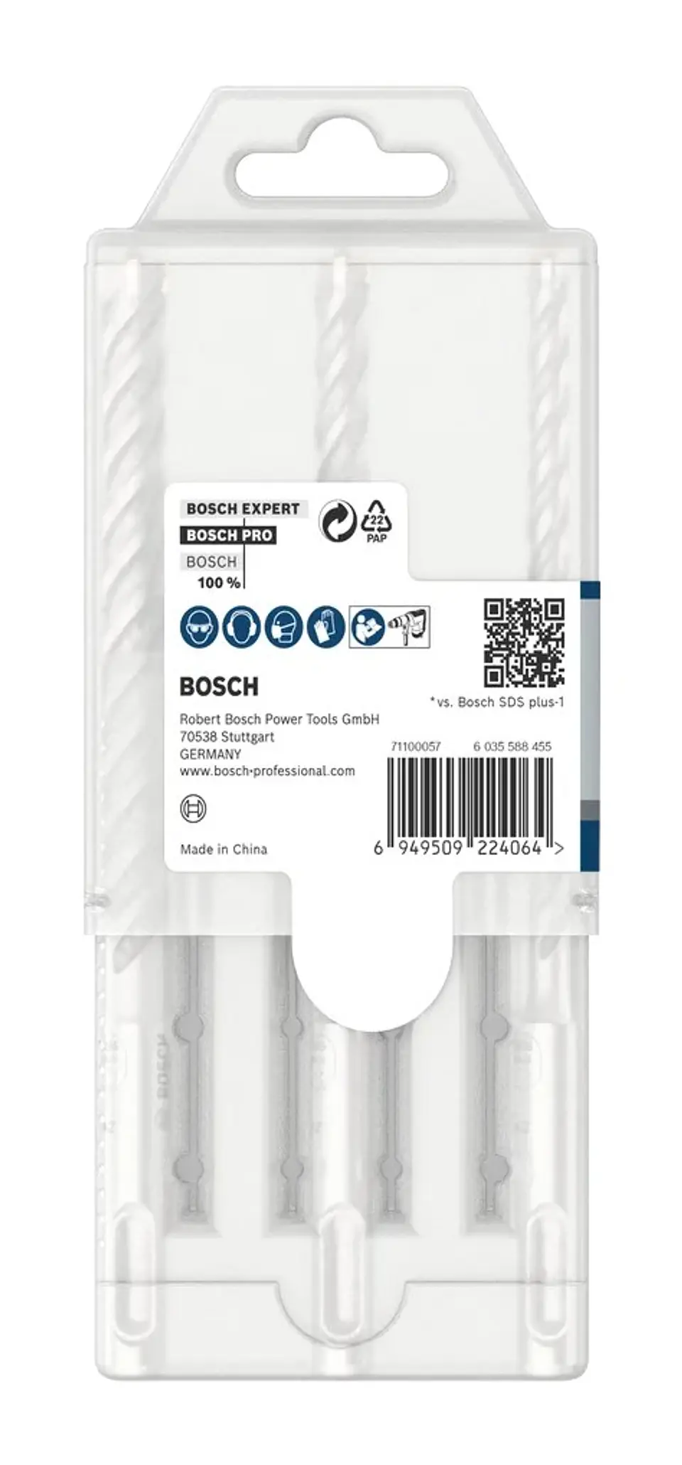 Conjunto de brocas para martelo PRO SDS plus-5X (3 unids) BOSCH 4