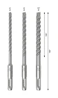 Conjunto de brocas para martelo PRO SDS plus-5X (3 unids) BOSCH - Thumbnail 2