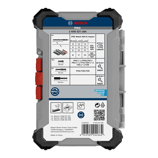 PRO Impact Metal Set (20 unids) BOSCH  4
