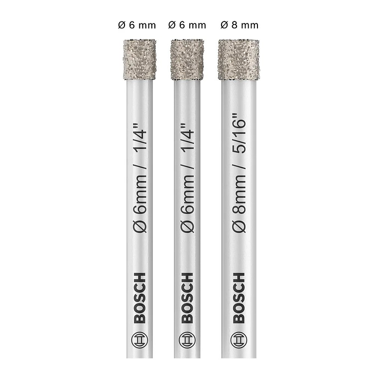 Conjunto de brocas para PRO Ceramic dry (3 unids) BOSCH  2