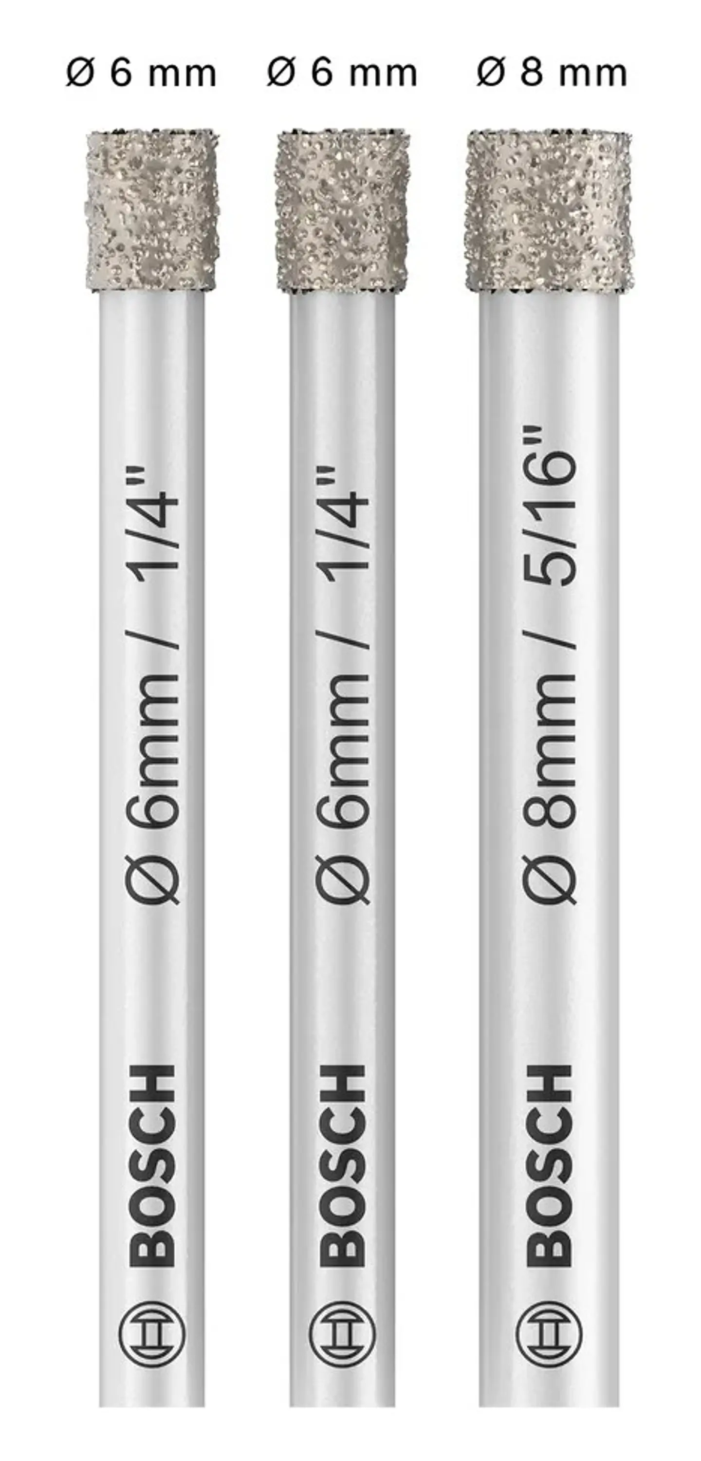 Conjunto de brocas para PRO Ceramic dry (3 unids) BOSCH  2