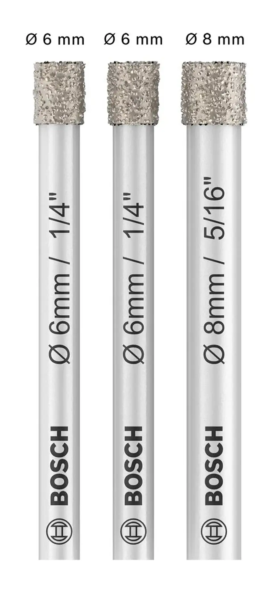 Conjunto de brocas para PRO Ceramic dry (3 unids) BOSCH  2