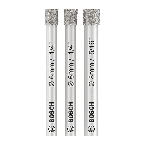 Conjunto de brocas para PRO Ceramic dry (3 unids) BOSCH  1