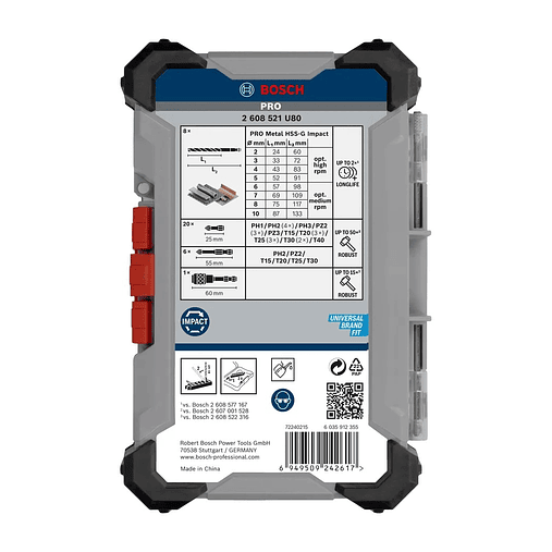 PRO Impact Metal Set (35 unids) BOSCH  5