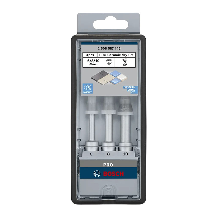 Conjunto de brocas para PRO Ceramic dry (3 unids) BOSCH  4