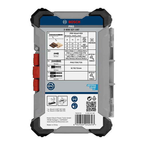 PRO Impact Wood Set (40 unids) BOSCH  5