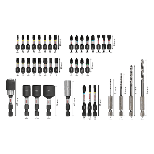 PRO Impact Wood Set (40 unids) BOSCH  3