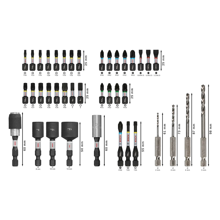 PRO Impact Wood Set (40 unids) BOSCH  3