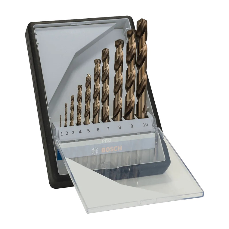 Conjunto de brocas para metal PRO Stainless Steel HSS-Co (10 unids) BOSCH 1