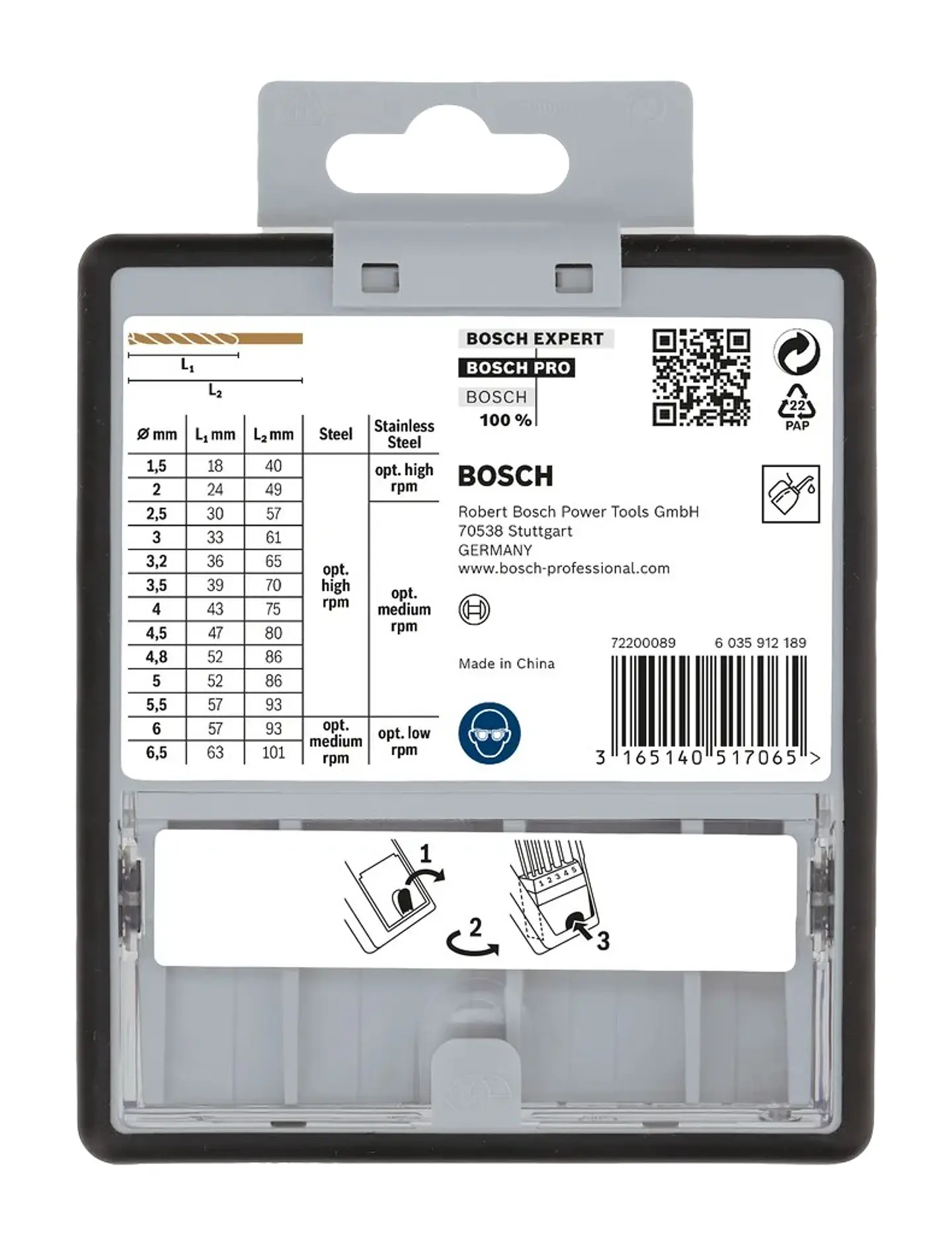 Conjunto de brocas para metal PRO Stainless Steel HSS-Co (13 unids) BOSCH  5
