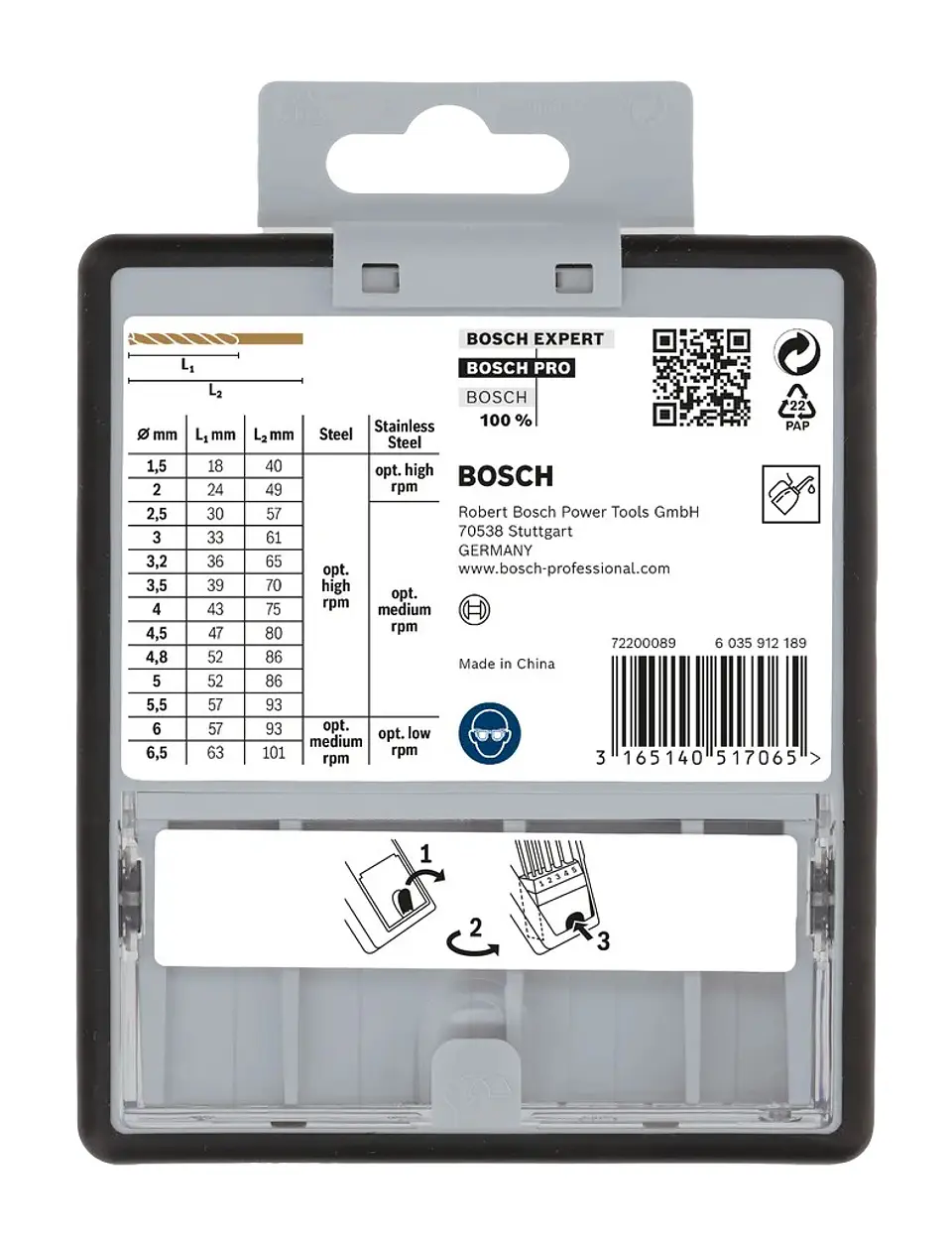 Conjunto de brocas para metal PRO Stainless Steel HSS-Co (13 unids) BOSCH  5