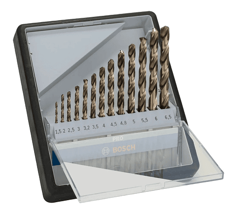 Conjunto de brocas para metal PRO Stainless Steel HSS-Co (13 unids) BOSCH 