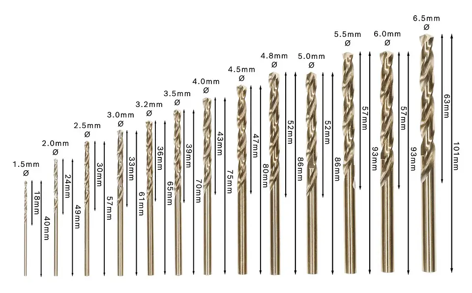 Conjunto de brocas para metal PRO Stainless Steel HSS-Co (13 unids) BOSCH  3