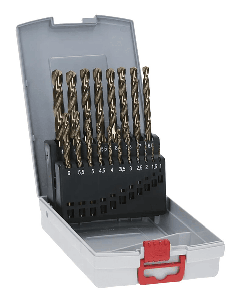 Conjunto de brocas para metal PRO Stainless Steel HSS-Co (19 unids) BOSCH