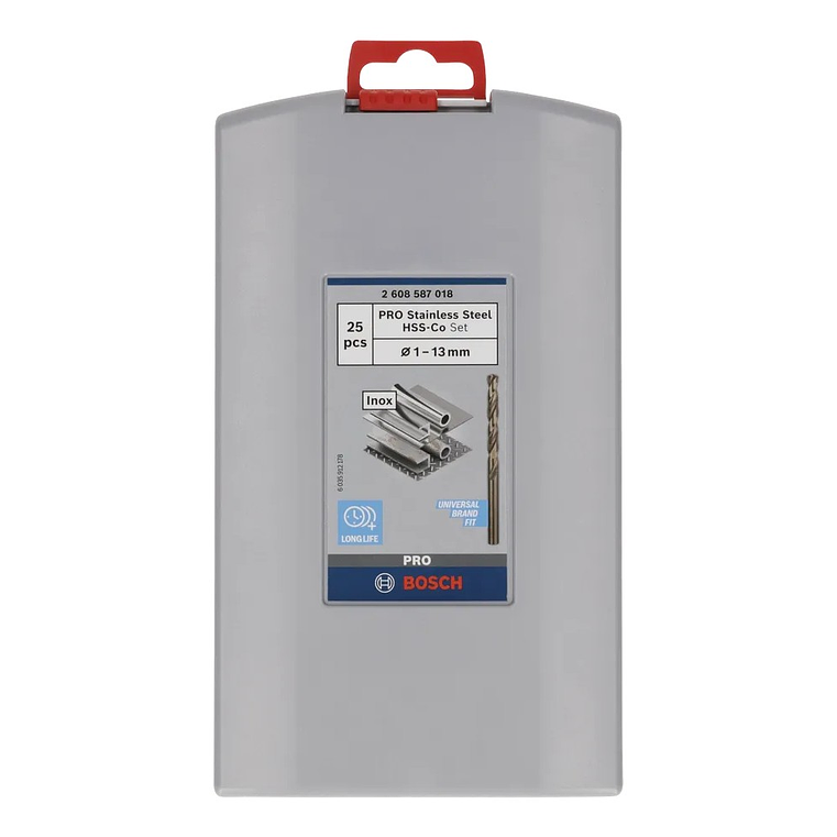 Conjunto de brocas para metal PRO Stainless Steel HSS-Co (25 unids) BOSCH 4