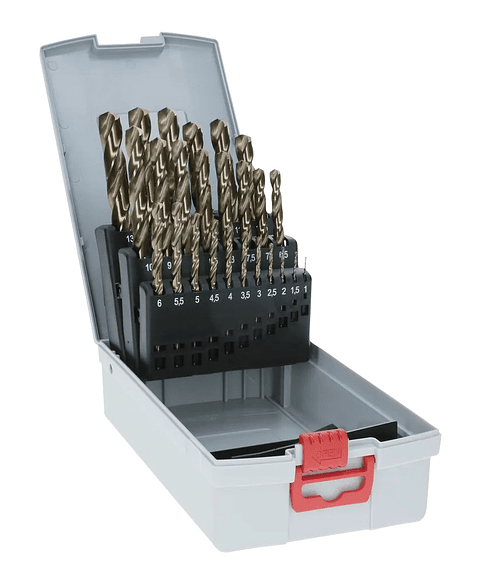 Conjunto de brocas para metal PRO Stainless Steel HSS-Co (25 unids) BOSCH