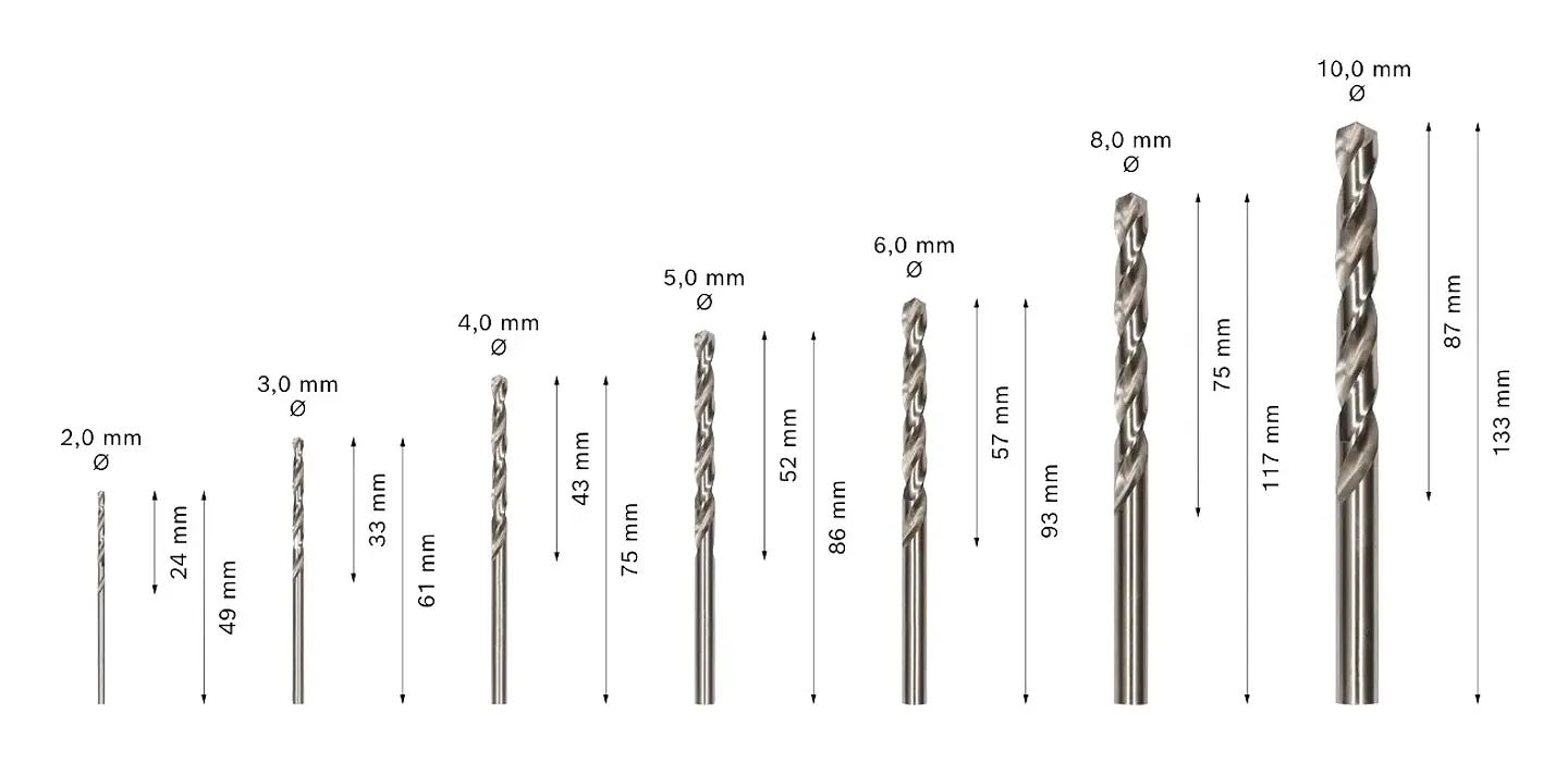 Conjunto de brocas para metal PRO Stainless Steel HSS-Co (7 unids) BOSCH 3