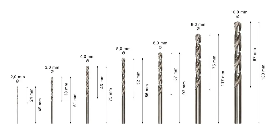 Conjunto de brocas para metal PRO Stainless Steel HSS-Co (7 unids) BOSCH 3
