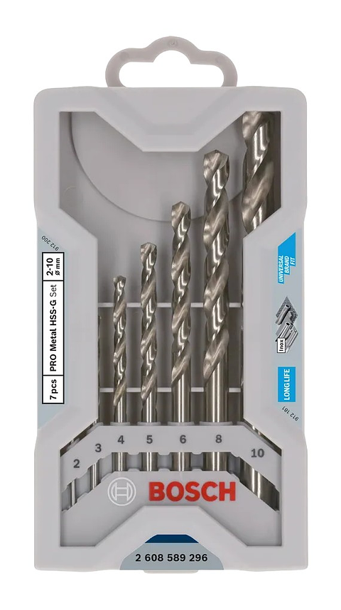 Conjunto de brocas para metal PRO Stainless Steel HSS-Co (7 unids) BOSCH