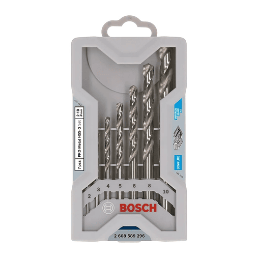 Conjunto de brocas para metal PRO Stainless Steel HSS-Co (7 unids) BOSCH 1