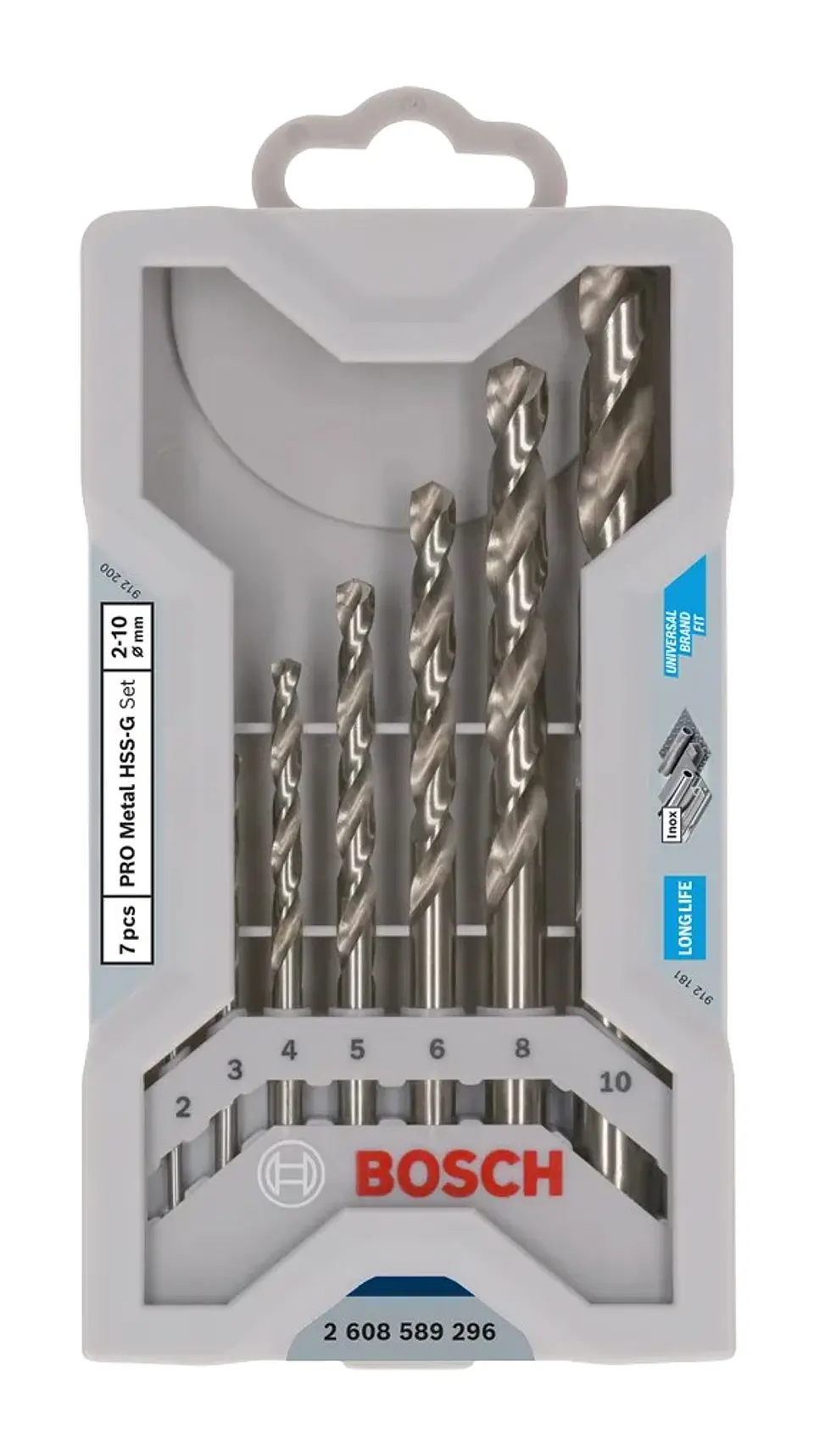 Conjunto de brocas para metal PRO Stainless Steel HSS-Co (7 unids) BOSCH 1