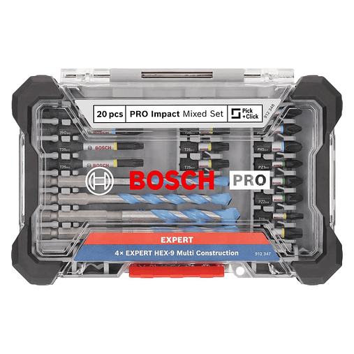 PRO Impact Mixed Set (20 unids) BOSCH  4