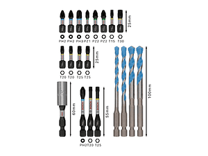 PRO Impact Mixed Set (20 unids) BOSCH 