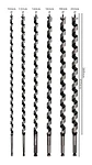 Conjunto de brocas PRO Wood Auger (6 unids) BOSCH - Miniatura 3