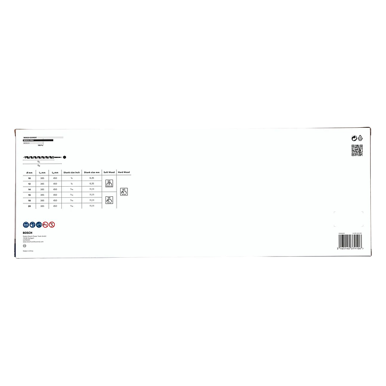 Conjunto de brocas PRO Wood Auger (6 unids) BOSCH 4