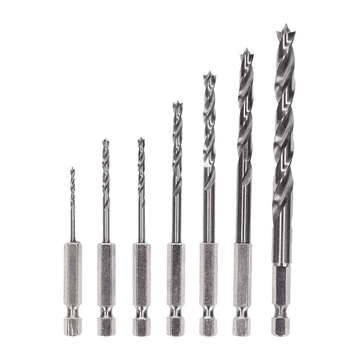 Conjunto de brocas para madeira PRO Wood HSS (7 unids) BOSCH  2
