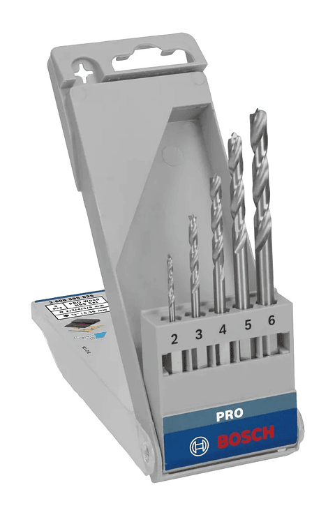 Conjunto de brocas para madeira PRO Wood HSS (5 unids) BOSCH