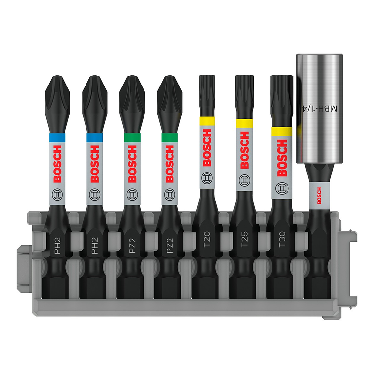 Conjunto de pontas de aparafusar PRO Impact ( 8 unids) BOSCH  1