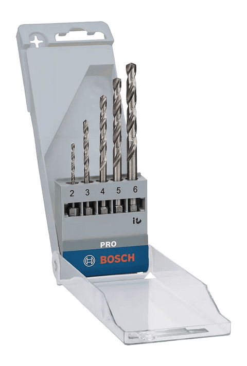 Conjunto de brocas para metal PRO Metal HSS-G Hex ( 5 unids) BOSCH 