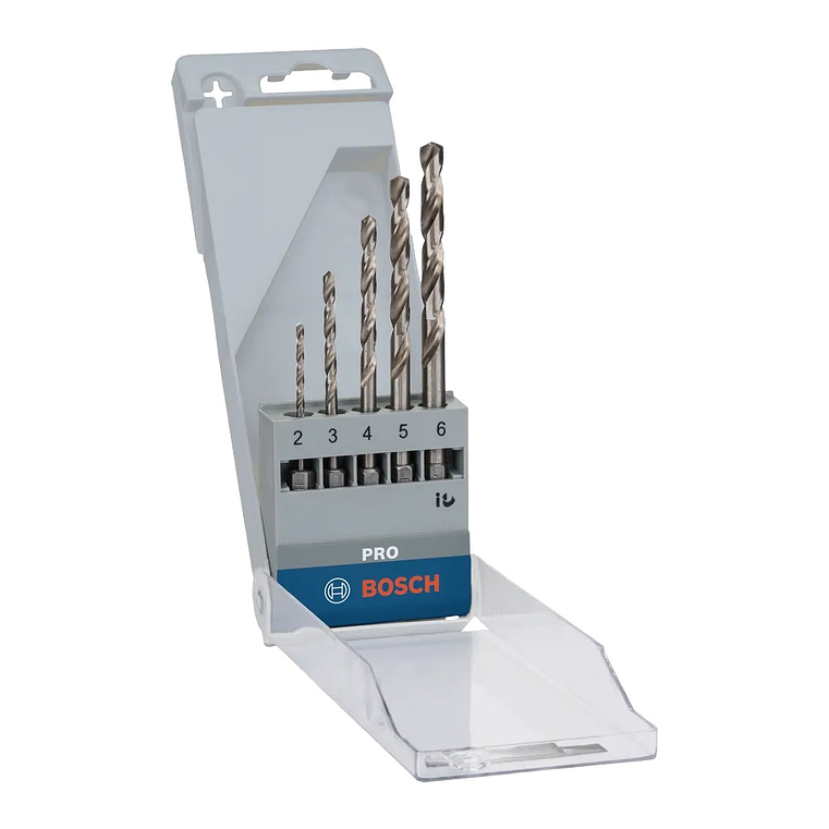 Conjunto de brocas para metal PRO Metal HSS-G Hex ( 5 unids) BOSCH  1