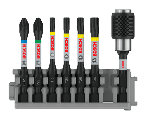 Conjunto de pontas de aparafusar PRO Impact ( 7 unids) BOSCH 