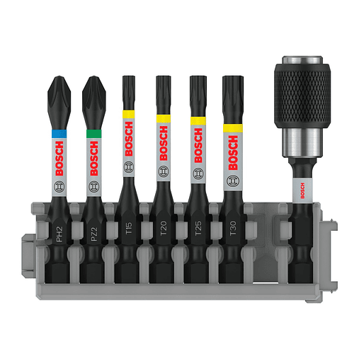 Conjunto de pontas de aparafusar PRO Impact ( 7 unids) BOSCH  1