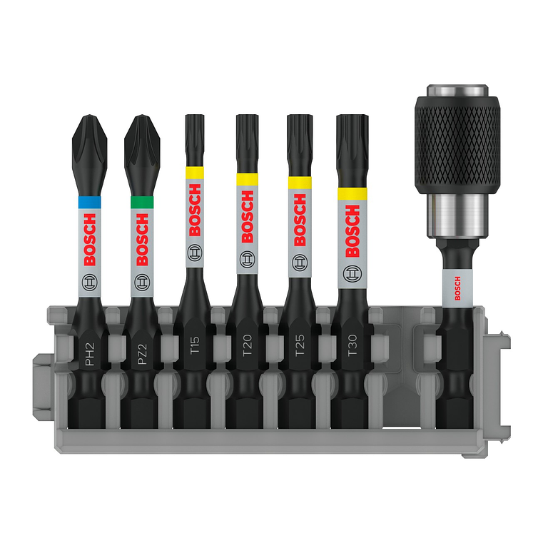 Conjunto de pontas de aparafusar PRO Impact ( 7 unids) BOSCH  1