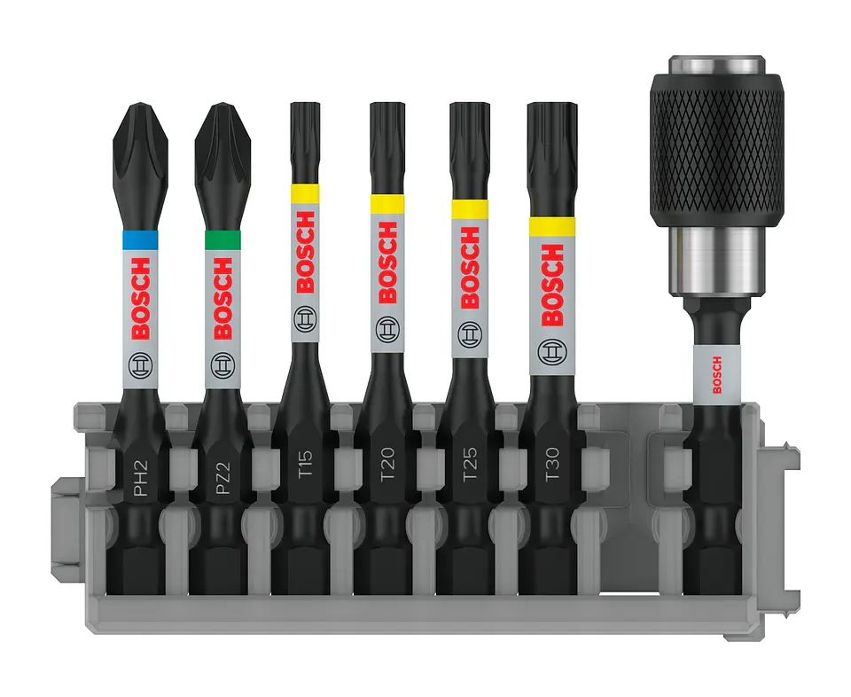 Conjunto de pontas de aparafusar PRO Impact ( 7 unids) BOSCH  1