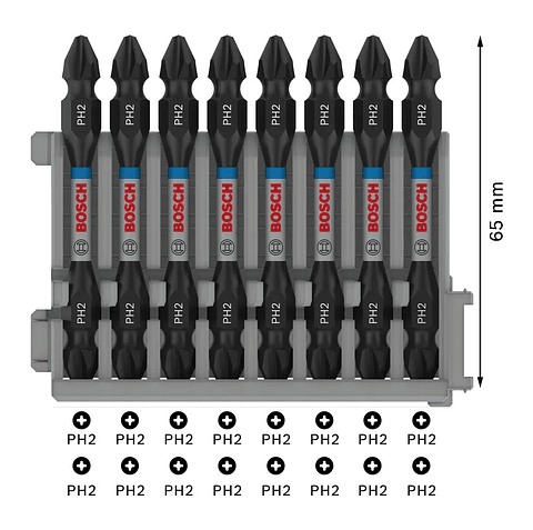 Conjunto de pontas de aparafusar PRO Impact ( 7 unids) BOSCH 