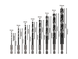 Conjunto de brocas para metal PRO Metal HSS-G Impact (8 unids) BOSCH 