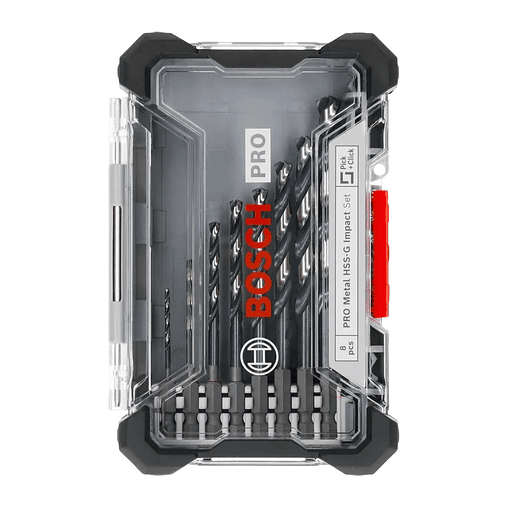Conjunto de brocas para metal PRO Metal HSS-G Impact (8 unids) BOSCH 2