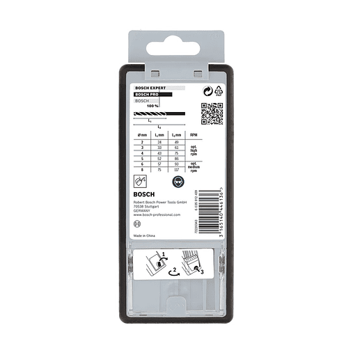 Conjunto de brocas para metal PRO Metal HSS-G (6 unids) BOSCH  5